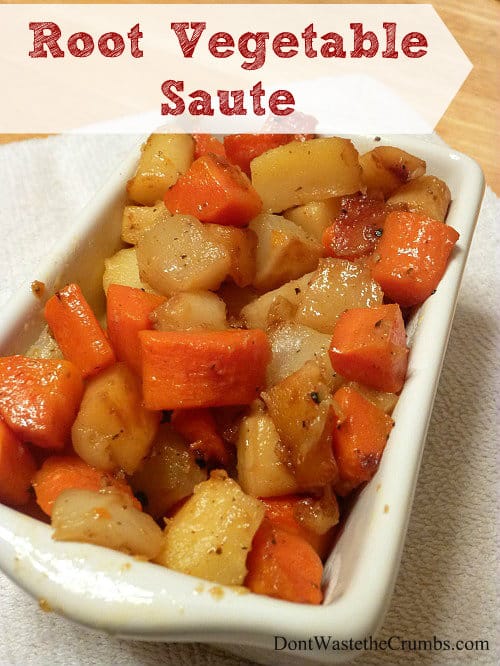 {yummy} receipe:  root vegetable saute
