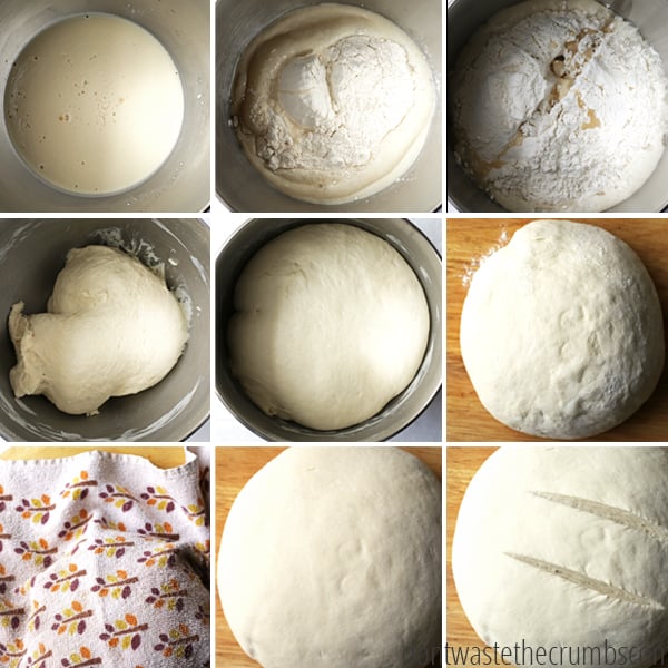 This man bread recipe is so easy, even a man can make it. It was after all, developed by one! Create an awesome, man-sized loaf of homemade bread in just 90 minutes. An easy recipe for novice or men cooks alike! :: DontWastetheCrumbs.com