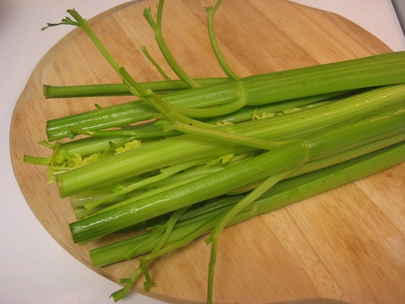 Celery with Leaves Removed