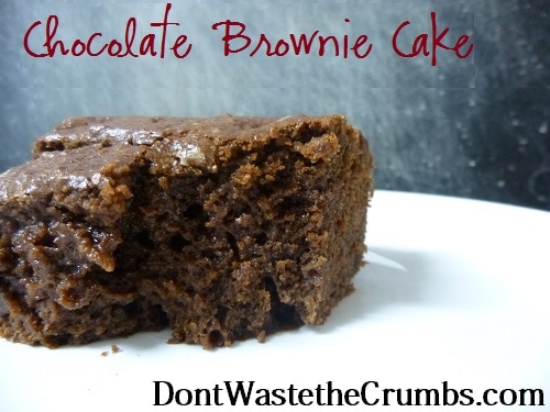 {Yummy} Recipe: Chocolate Brownie Cake with Coconut Oil | Don't Waste ...