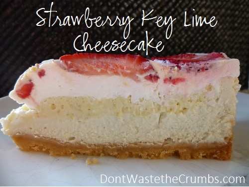 Strawberry Key Lime Cheesecake