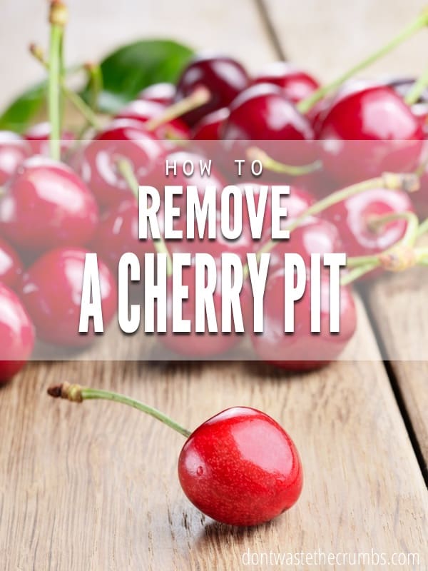 How to Remove the Pit From a Cherry