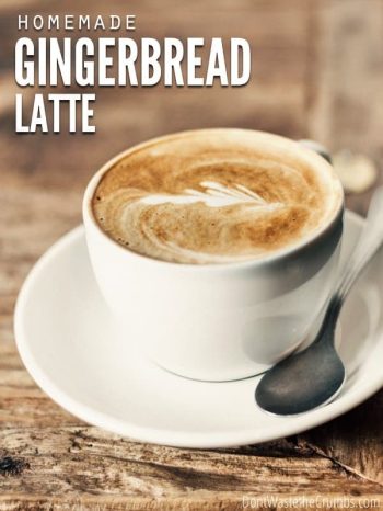 Create Your Own Gingerbread Latte with this super simple recipe using ingredients you likely have on hand. Starbucks taste at a fraction of the cost!