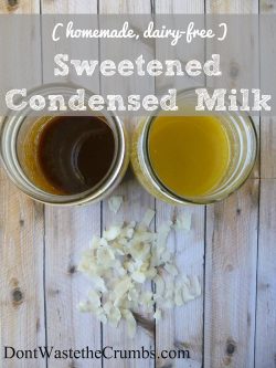 Looking for an alternative to the canned stuff? Try this dairy-free sweetened condensed Milk: A delicious homemade substitute for cooking and baking.