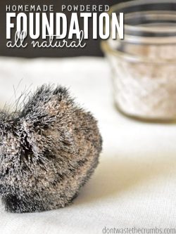 Homemade Powdered Foundation