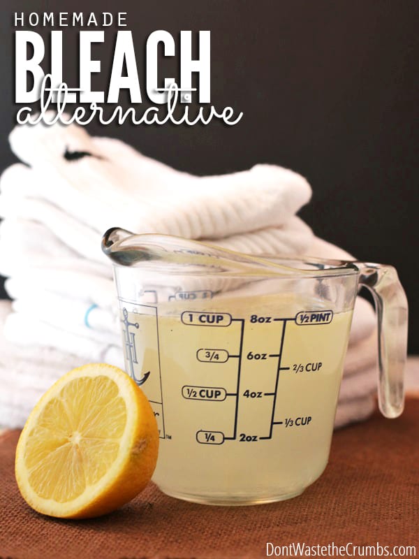 Diy All Natural Homemade Bleach Alternative