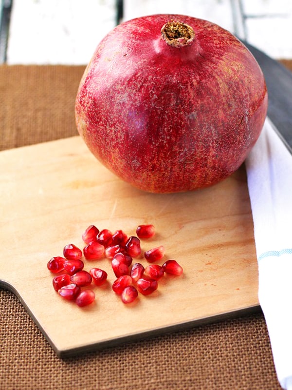 Pomegranates in season are great because they are affordable and delicious! When you learn how to cut a pomegranate, you will see how quick and easy it is to do it yourself!!!