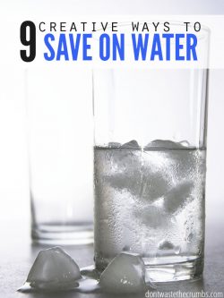 9 Creative Ways to Save on Water