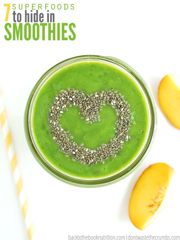 Liver in smoothies?! Yes! Love the awesome list of superfoods you can hide in smoothies - like liver, chia and so many more - thanks to the ideas in this article. The bonus smoothie recipes are really good too, and a perfect place to start when looking for a new smoothie recipe! :: DontWastetheCrumbs.com