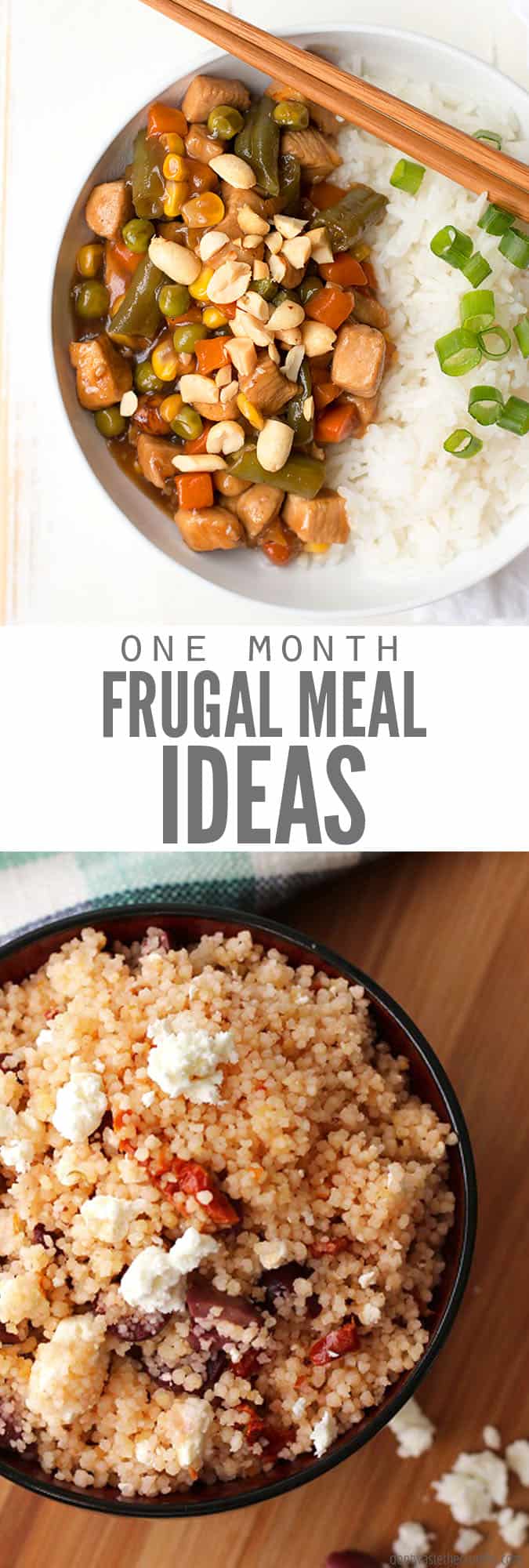 Frugal Meal Ideas | One Month Meal Plan for March