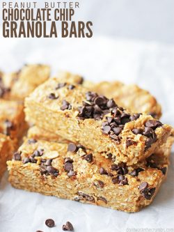 My whole family LOVES these soft and chewy peanut butter granola bars. These healthy no-bake granola bars are SO much better than store-bought and only have 7 ingredients. Plus they’re ready in just 30 minutes! Don’t forget to try my apple oatmeal breakfast bars or jam oatmeal bars.