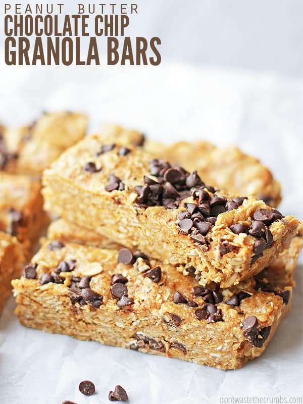 Chewy Chocolate Chip Granola Bar