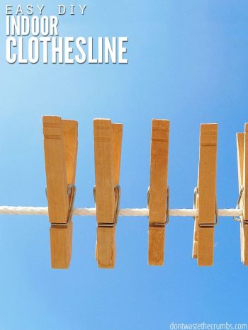 Save money with an indoor clothesline! Quick & easy to install, line dry your clothes despite small yards, HOA rules, and bad weather.