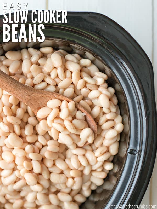 Simplest Slow Cooker Black Beans