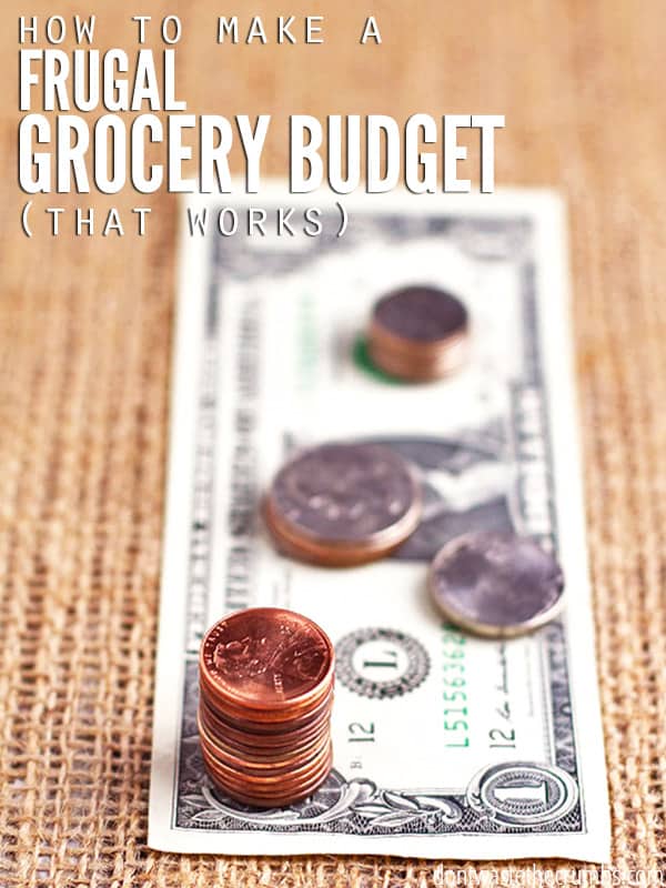 Having a frugal grocery budget allowed us to pay off debt & buy a house in cash. We also eat real food. Our spending is low & we've never been healthier! :: DontWastetheCrumbs.com