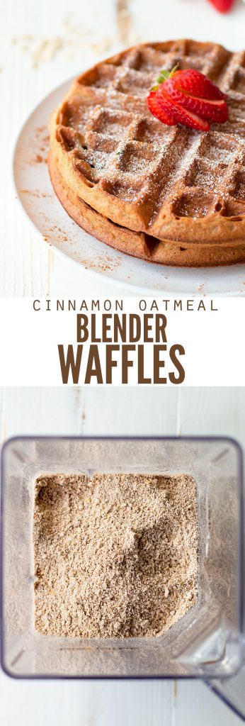 These light, fluffy oatmeal waffles are naturally gluten free, healthy, and perfect for the whole family! Crispy yet moist, with no bananas or milk needed. Enjoy with a drizzle of maple syrup and a side of bacon.