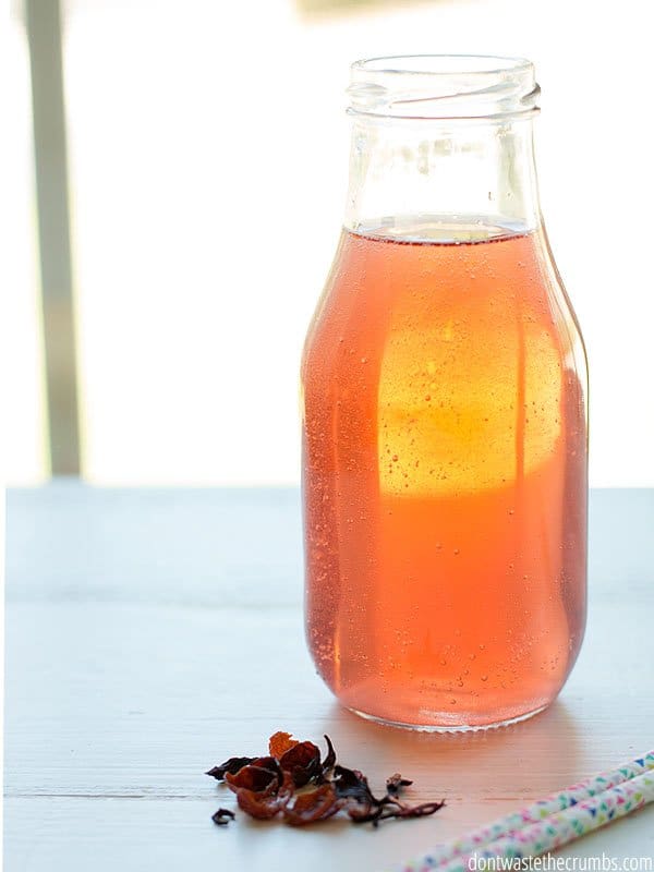 Try this Rose Hip and Hibiscus Kombucha for your next bach of 'booch. It boosts energy, strengthens your immunes system, and even keeps your digestive system on track.