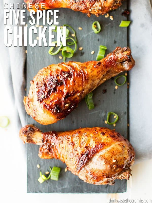 Chinese 5 Spice Chicken (+ Video) - Don't Waste the Crumbs