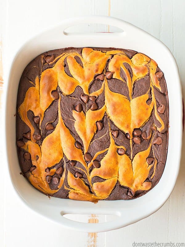 If you happen to be part of Weight Watchers, this pumpkin swirl black bean brownie recipe makes for the perfect healthy sweet treat.