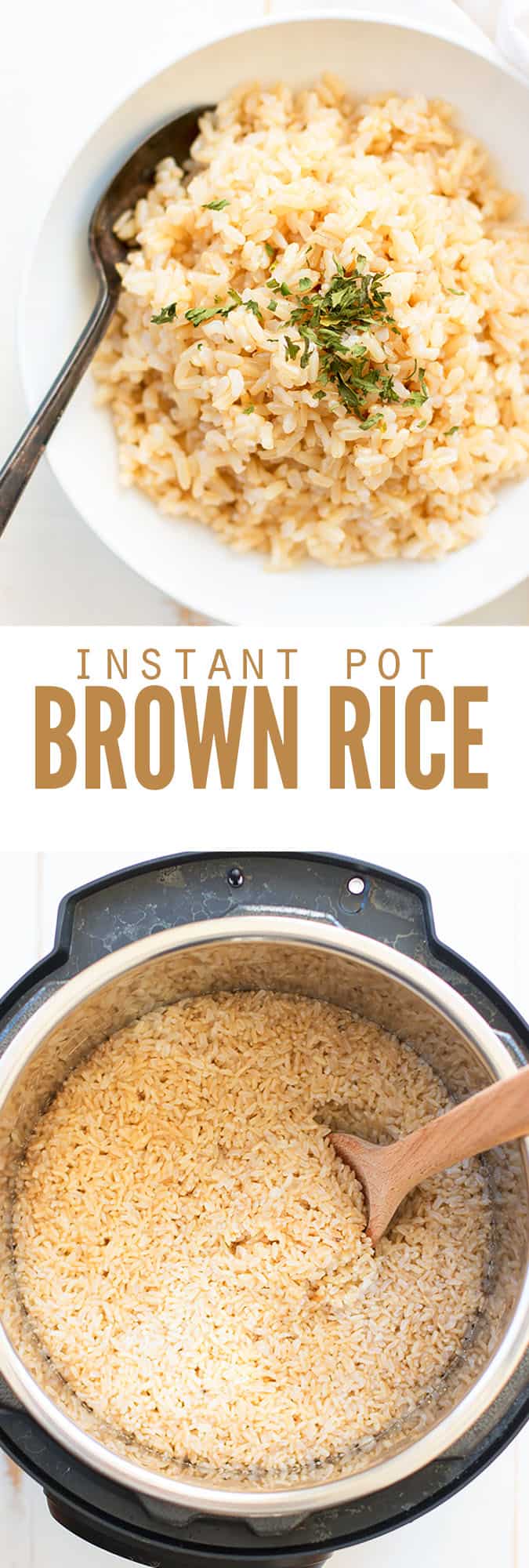 Instant Pot Brown Rice Recipe - Don't Waste the Crumbs