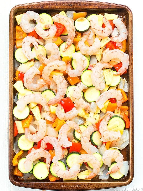 Sheet pan dinners are my newest love. They are easy to make, quick, and clean up is simple. Plus there's so much flexibility! Start with this hawaiian shrimp recipe and go from there! The possibilities are endless!