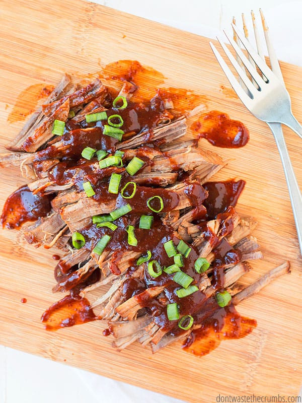 My family LOVES this Instant Pot beef brisket! Super simple and a great way to stretch those grocery dollars. This two ingredient main dish is better than Texas made brisket!