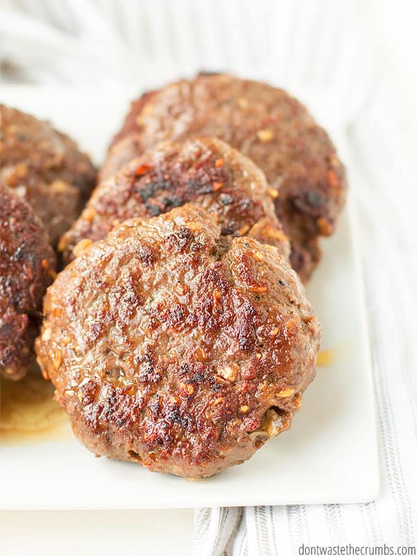Looking for an easy weekend meal? The best burger recipe is your answer! Better than any Food Network recipe, these burgers are perfect for the grill or made on a skillet!