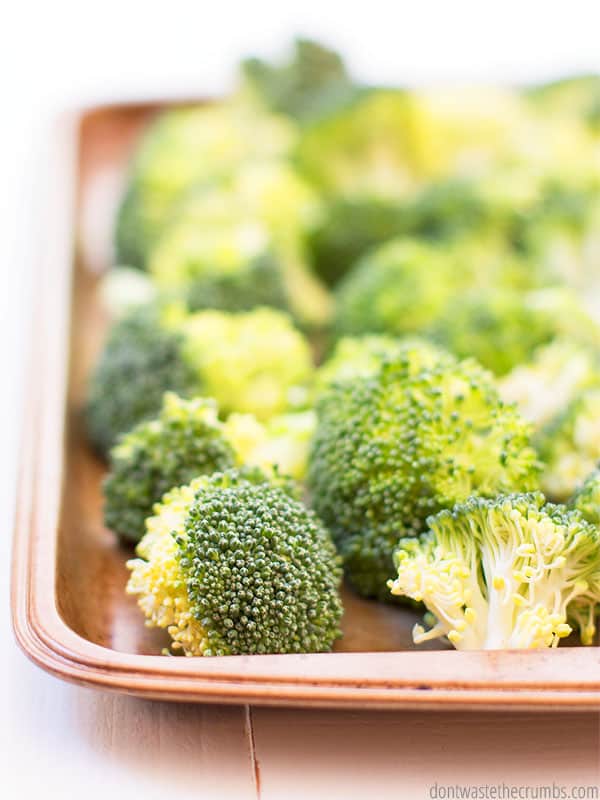 Get back to the basics with easy roasted broccoli! Healthy weeknight dinners don't have to be complicated. 
