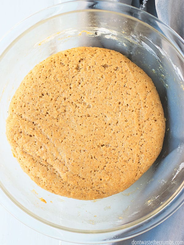 You can use all-purpose or whole grain einkorn flour in this easy einkorn flour pizza crust. It's easy to make and tastes just as good as wheat flour!