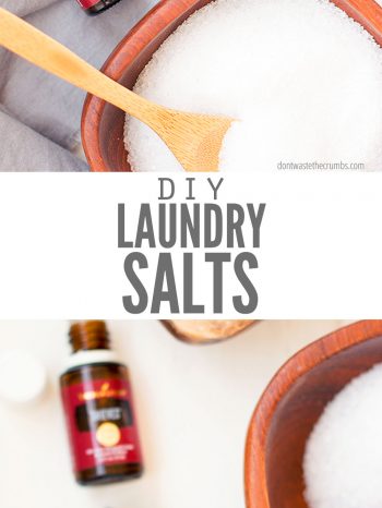 DIY Epsom Salt Laundry Booster - Don't Waste the Crumbs