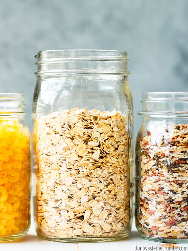This $5 week by week supply list for a food stockpile, is too good to pass up. It's easy to create and loaded with ideas. Grains, oats and pastas are great sources to stock up for any emergency situation.