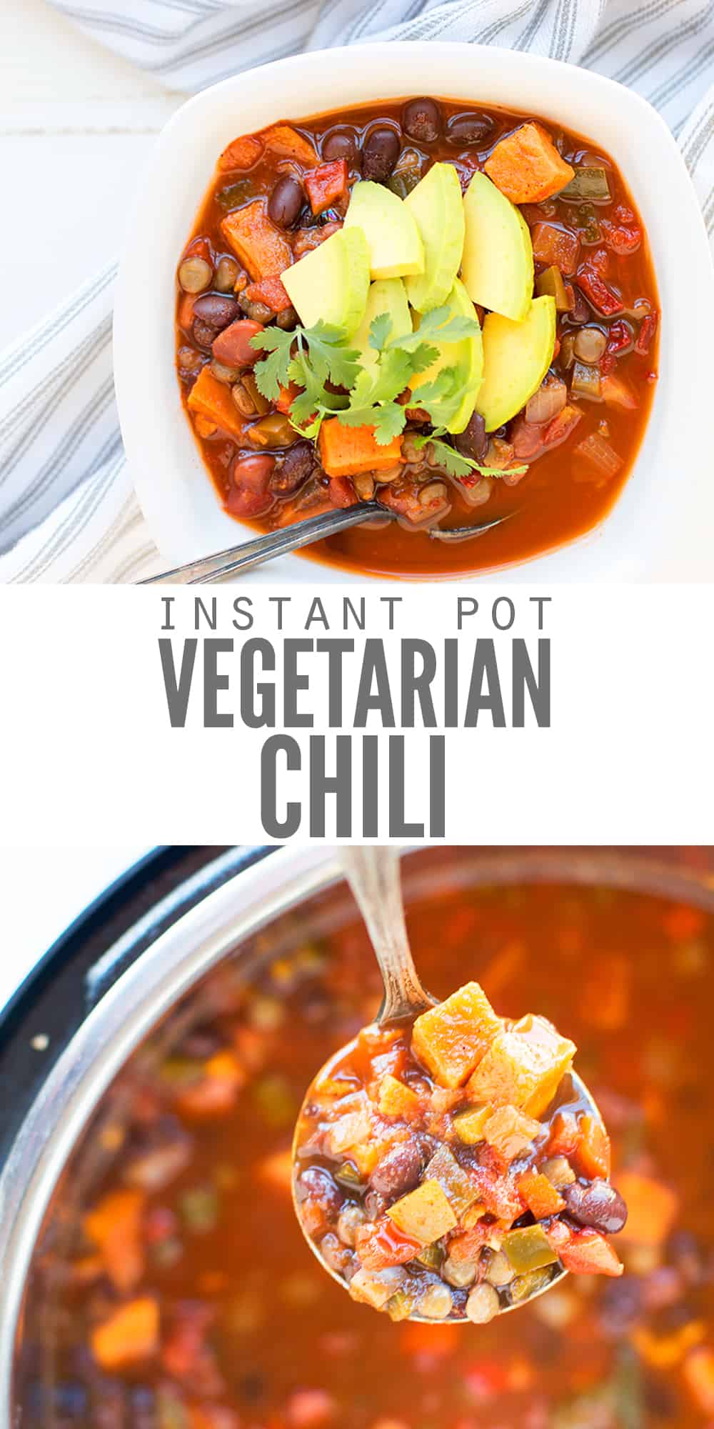 Easy Instant Pot Vegetarian Chili - Don't Waste the Crumbs