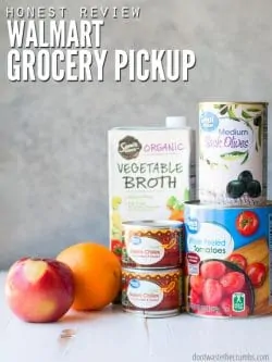 What you need to know about Walmart grocery pickup, before you shop! This is my honest review, with pros, cons, problems and how it works for our home. | | DontWasteTheCrumbs.com
