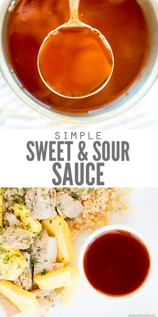 Homemade Sweet and Sour Sauce