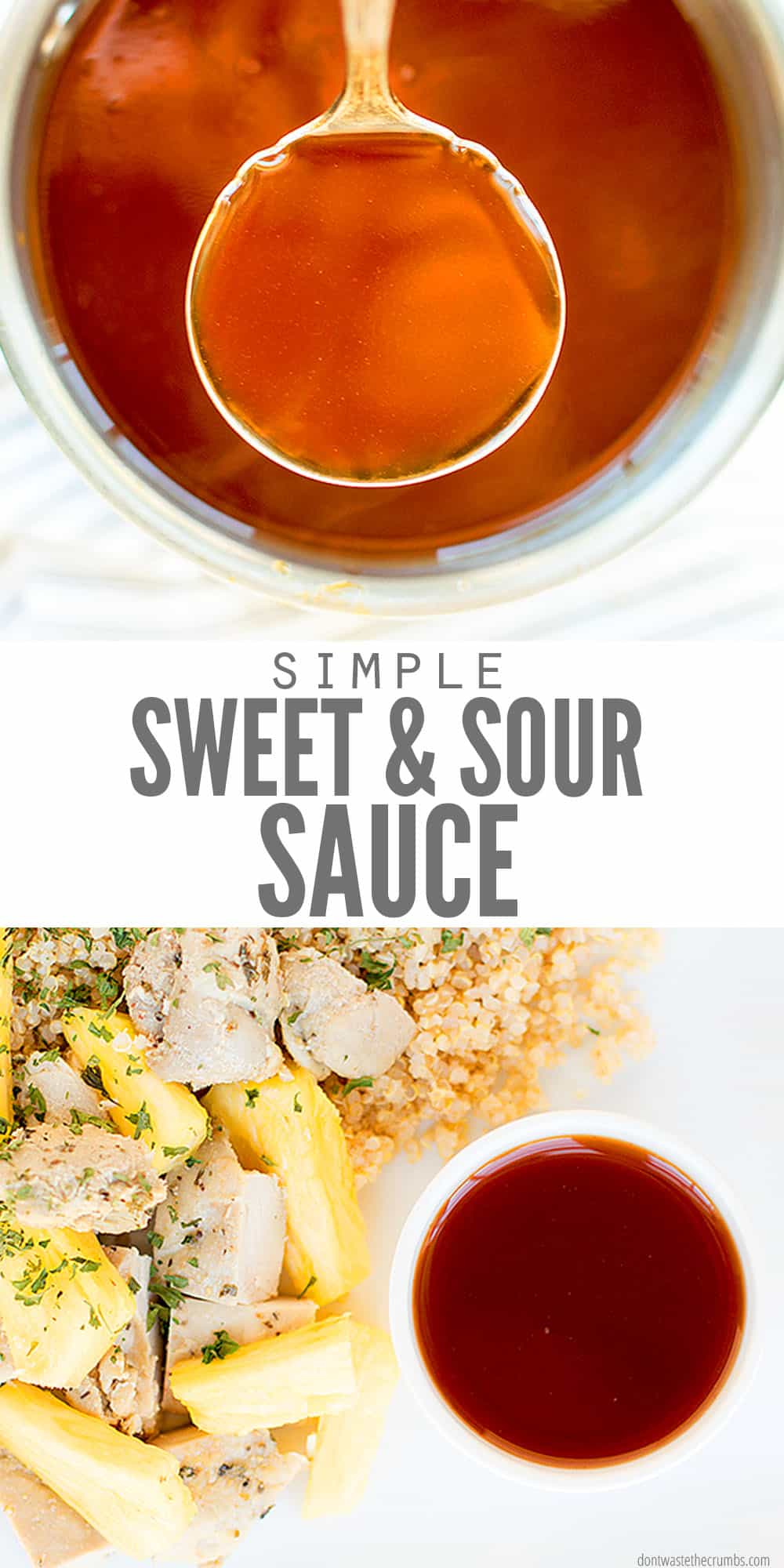 BEST Homemade Sweet and Sour Sauce Recipe (better than take-out!)