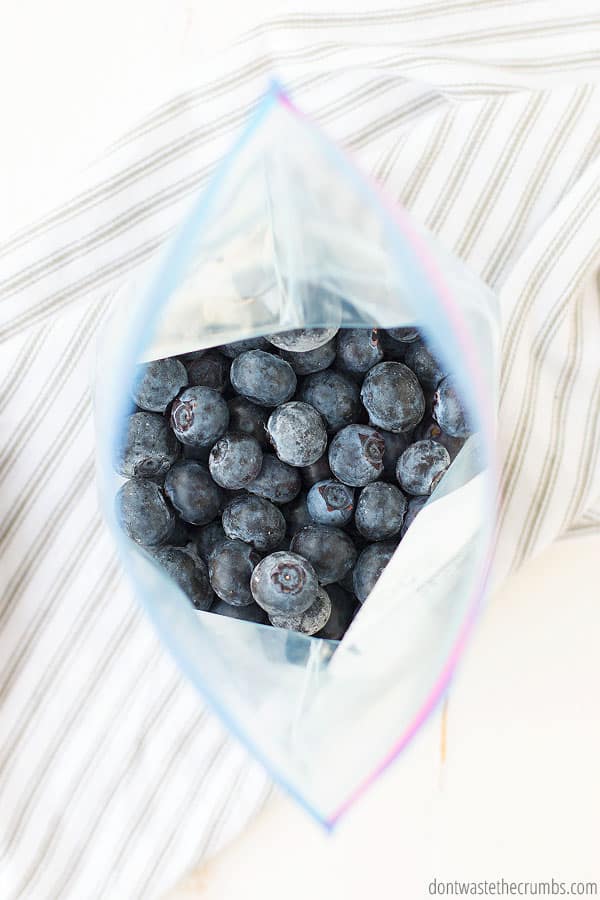 Did you know you can freeze blueberries?