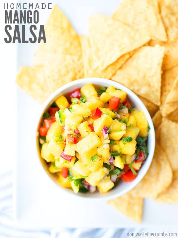 Learn how to incorporate mangoes into this homemade salsa recipe