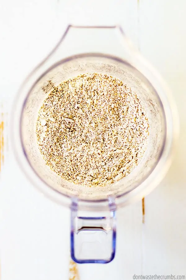 oatmeal flour is great for gluten-free recipes