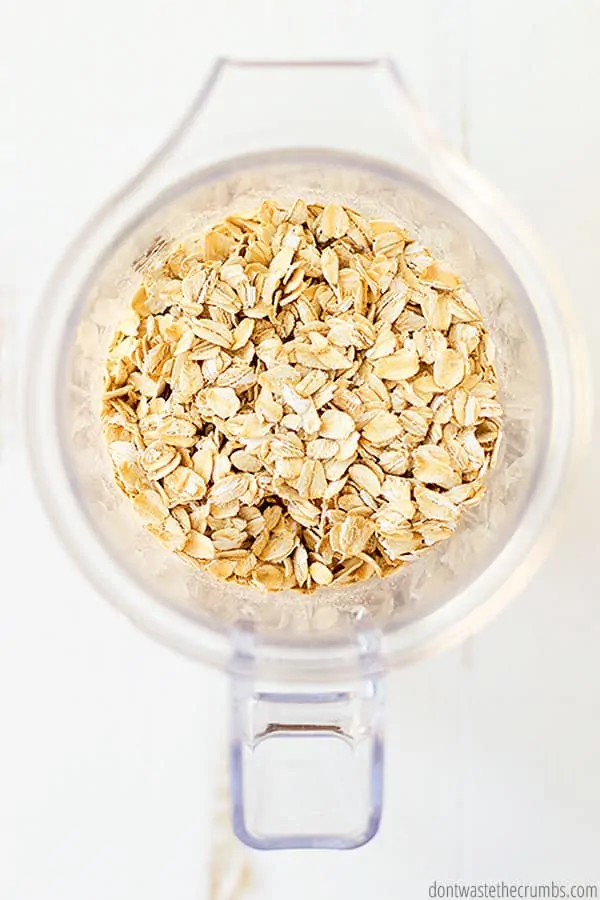 oat flour is easy to make and cheaper than store-bought