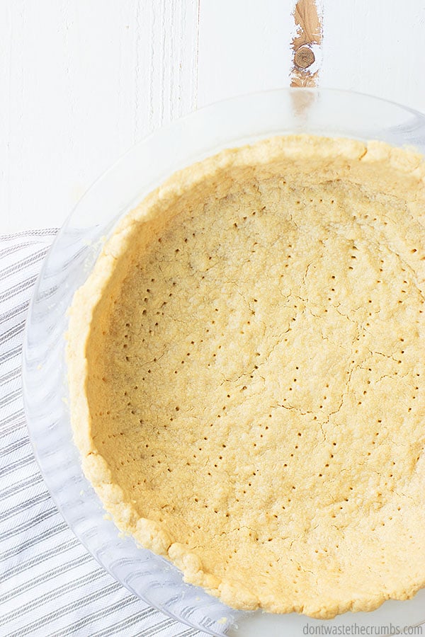 This fully cooked crust is ready to be filled with a no bake filling.
