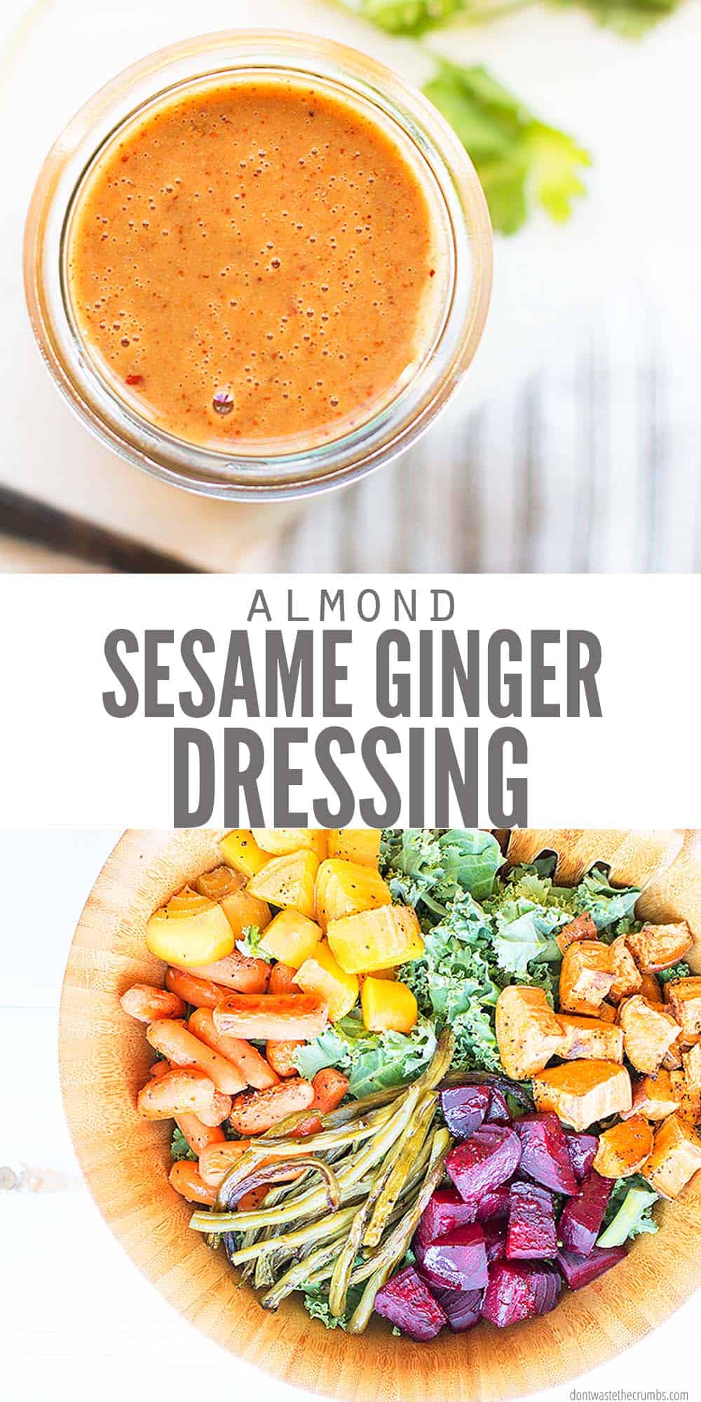 BEST 5 Minute Asian Sesame Ginger Dressing Recipe