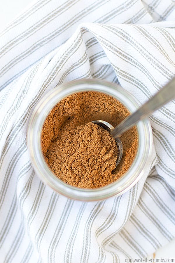 This pumpkin spice mix is the 1st step in fall baking.