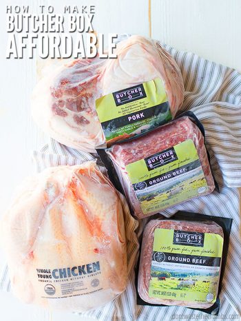 Review: Is Butcher Box worth the cost? Pick a plan and options and be intentional with recipes and this monthly meat subscription can SAVE you money! :: DontWastetheCrumbs.com