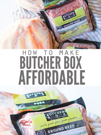 Is Butcher Box worth the cost? Yes! Just pick your plan, then be intentional with the way you use your meats. Here are 6 ways we make Butcher Box prices affordable, so we can save money!