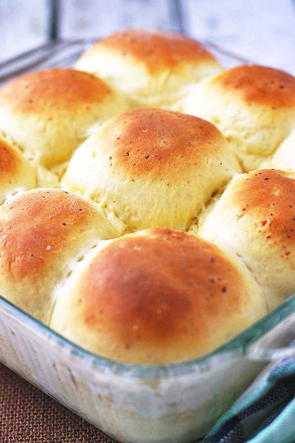 These easy yeast rolls are so simple to make. I recommend making a triple batch because they're perfect for hosting company!