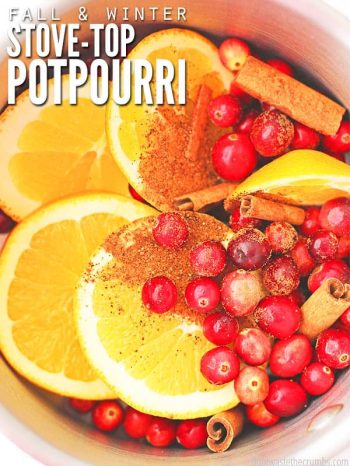Here’s an easy recipe for stovetop potpourri that smells just like Christmas! The best part - it can be adapted for slow cooker potpourri and makes for an easy homemade potpourri gift! It’s cheaper than Williams Sonoma potpourri and adaptable for each holiday! :: DontWastetheCrumbs.com