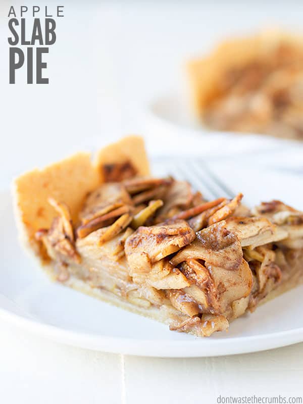 Apple Half Slab Pie