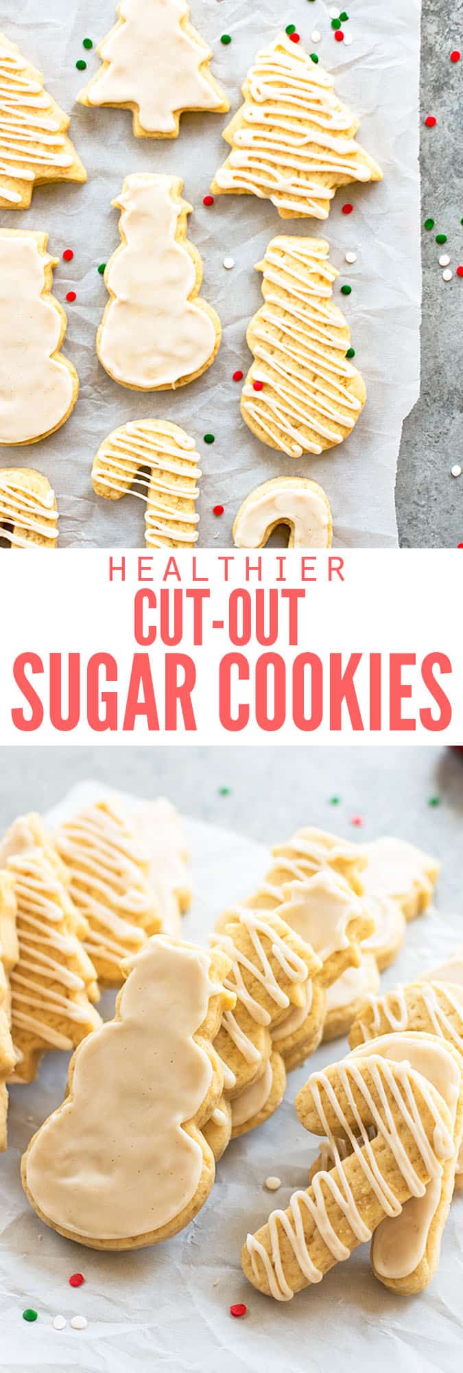 Healthier Sugar Christmas Cookies (+ Video) - Don't Waste the Crumbs
