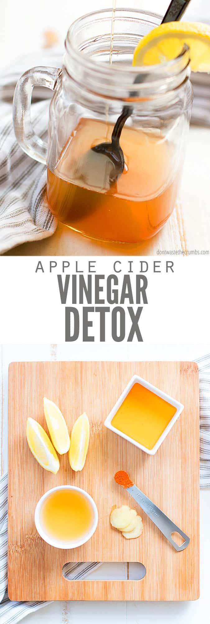 Apple Cider Vinegar Detox Elixir (+ Video) - Don't Waste the Crumbs