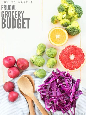 Having a frugal grocery budget allowed us to pay off debt & buy a house in cash. We also eat real food. Our spending is low & we've never been healthier! :: DontWastetheCrumbs.com